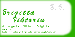 brigitta viktorin business card